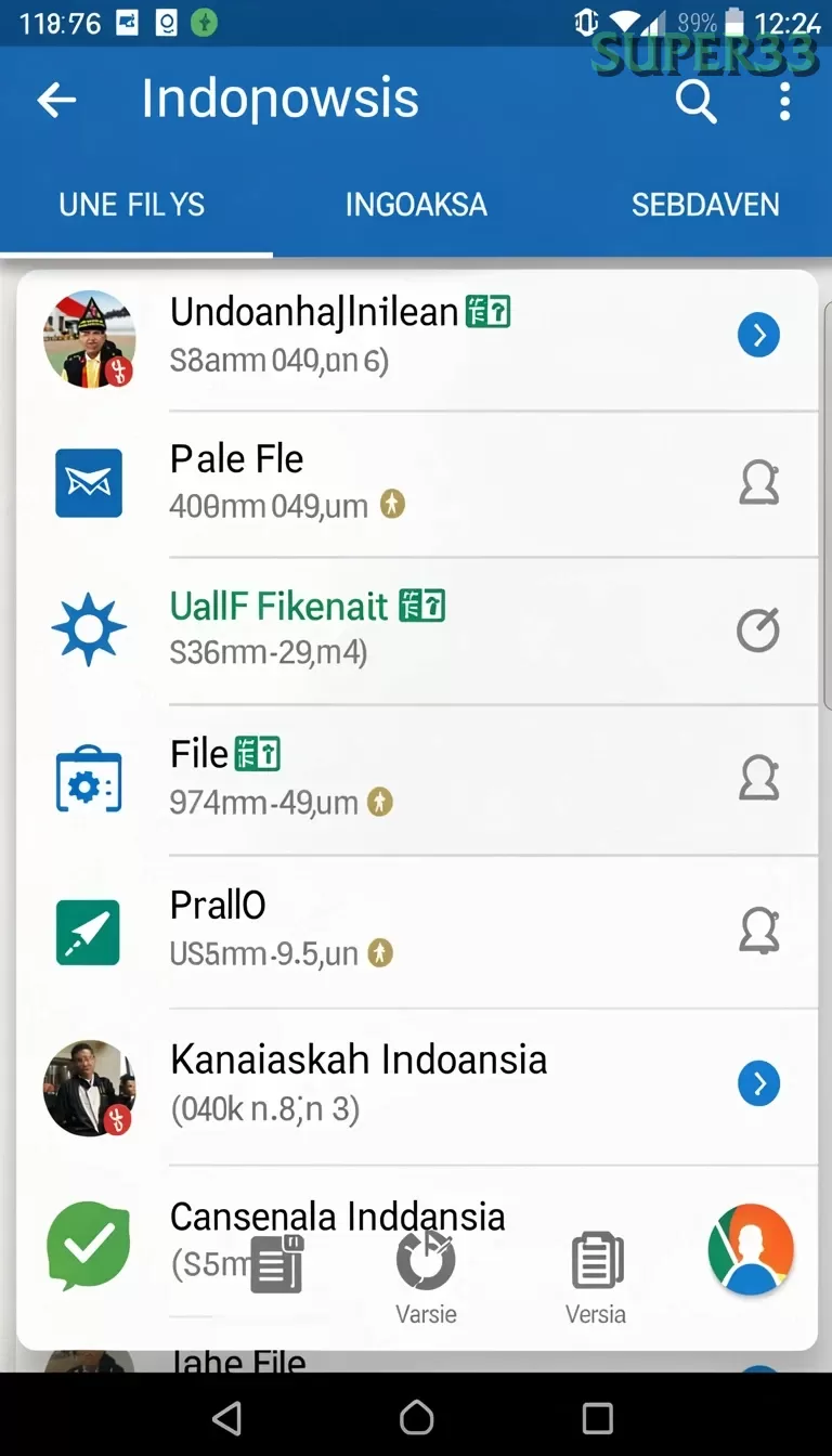 Cuplikan layar IDXSTAR — aktivitas