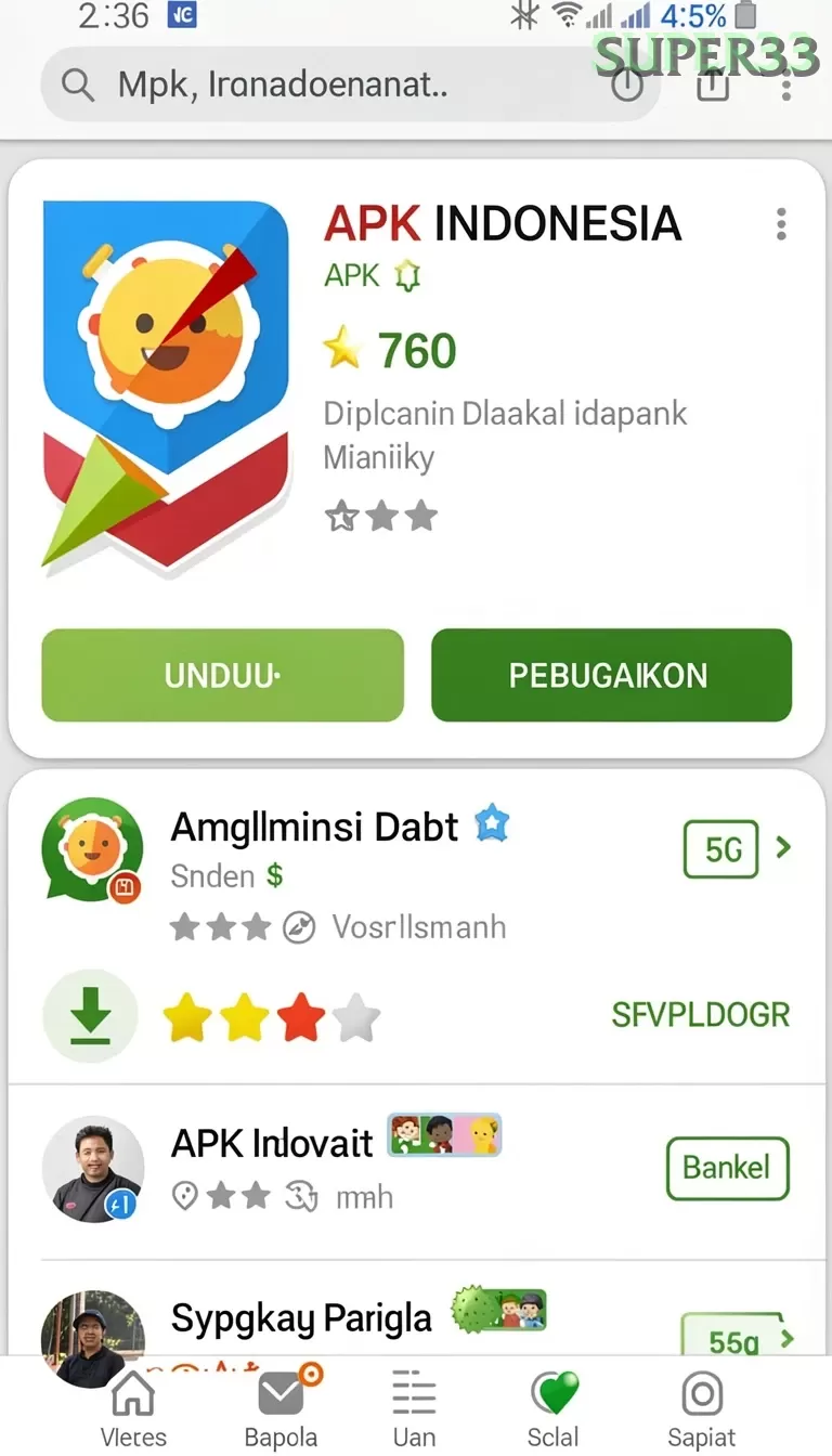 Cuplikan layar IDXSTAR — pengaturan akun